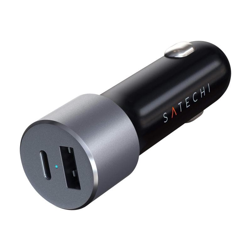 SATECHI ST-TCPDCCM Ladeadapter 72 W 1x USB-A, 1x USB-C® Anthrazit Innenbereich