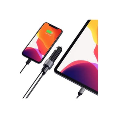 SATECHI ST-TCPDCCM Ladeadapter 72 W 1x USB-A, 1x USB-C® Anthrazit Innenbereich