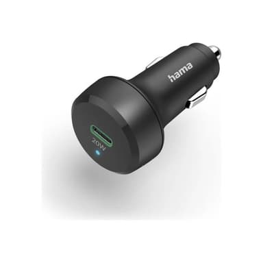 HAMA Car Charger 20W USB Ladegerät 20 W 1x USB-C® USB PD Schwarz KFZ, LKW