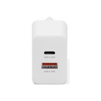 DIGITUS DA-10301 USB Ladegerät 30 W 1x USB-A, 1x USB-C® Weiß