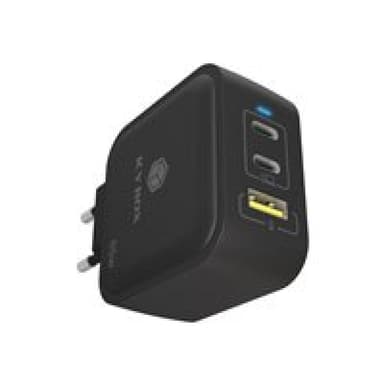 RAIDSONIC ICY BOX GaN Wandladegerät USB-C® Adapter 65 W Schwarz