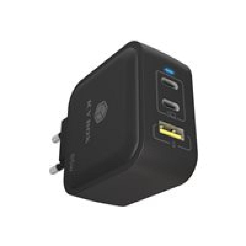 RAIDSONIC ICY BOX GaN Wandladegerät USB-C® Adapter 65 W Schwarz