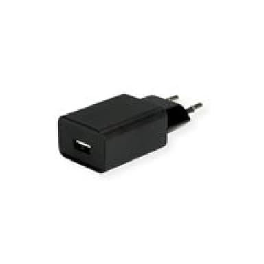 VALUE USB Ladegerät 18 W 1x USB-A Quick Charge 3.0 Schwarz Qualcomm Quick Charge 3.0