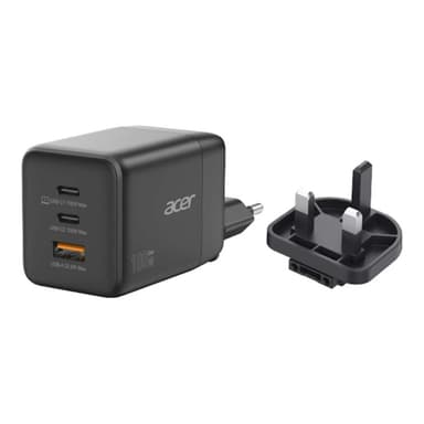 ACER HP.DSCAB.019 USB Ladegerät 100 W 2x USB-C®, 1x USB-A USB PD 3.0 Schwarz Innenbereich, Stec