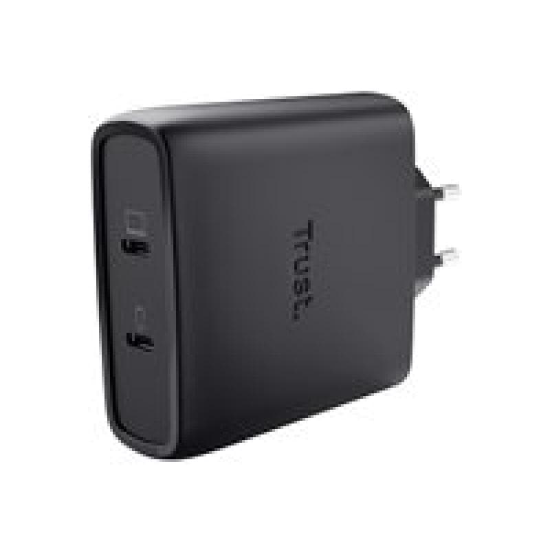 TRUST Maxo USB Ladegerät 100 W Schwarz GaN