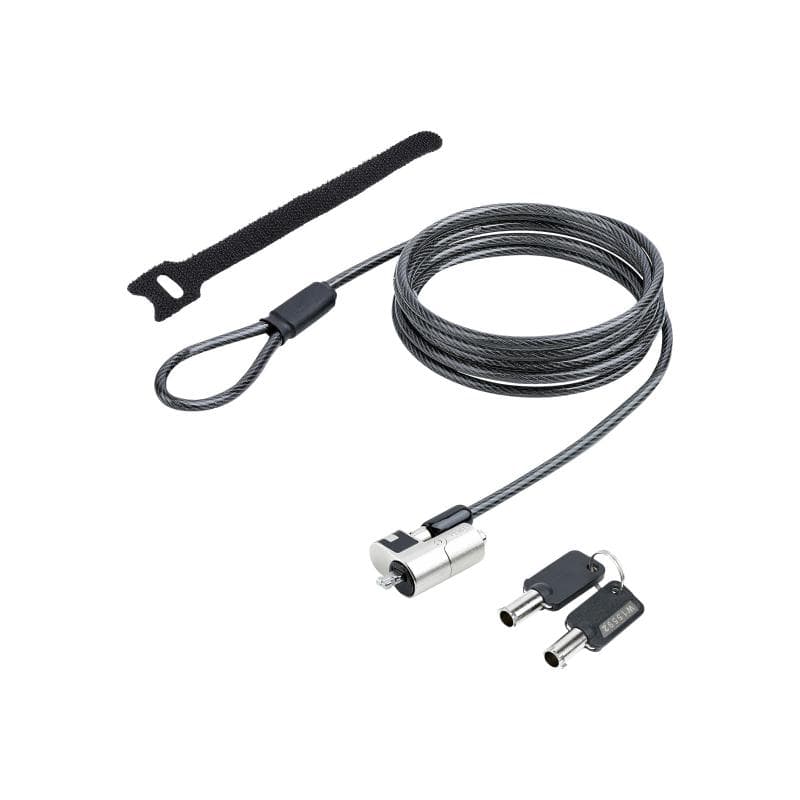 STARTECH.COM Nano Laptop Kabelschloss 2m Laptop Diebstahlschutz Sicherheitskabel/Laptopschloss fur N