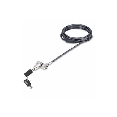 STARTECH.COM 3-in-1 Laptopschloss 2m Master Key Sicherheitsschloss Noble Wedge/Nano/K-Slot Schlussel
