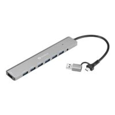 SANDBERG USB-C/A to 7 x USB 3.0 Hub