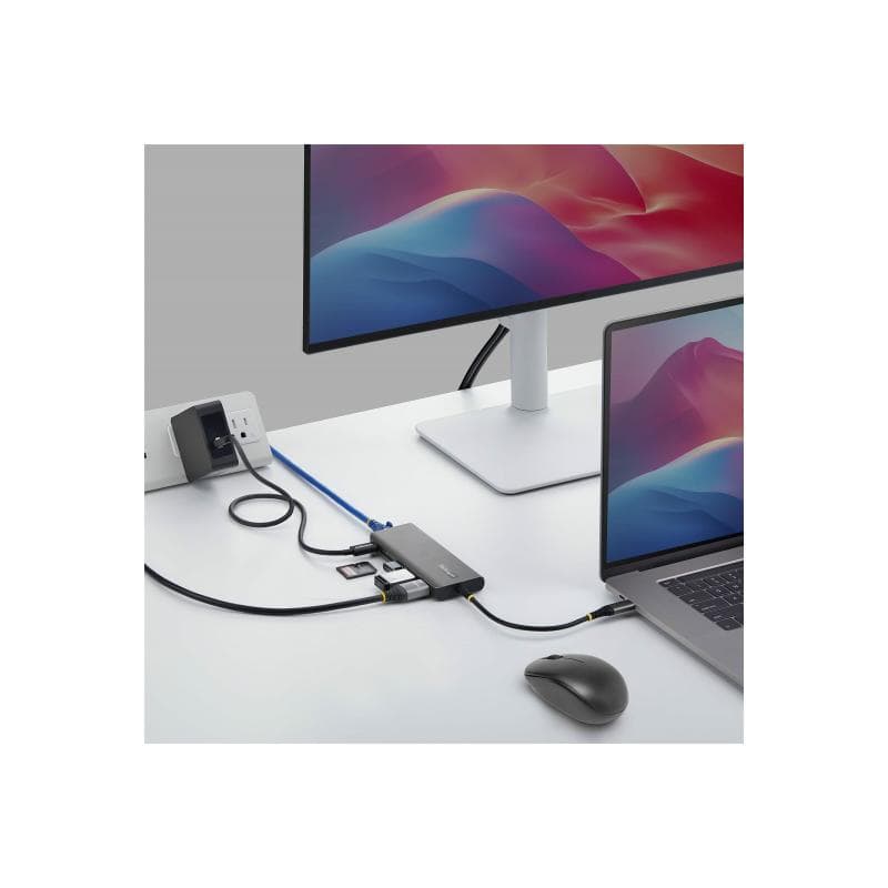 STARTECH.COM USB-C auf HDMI Multiport Adapter mit 140W PD Leistung 4K60Hz 3-Port USB 10Gbps Hub 2.5G