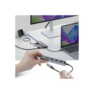 STARTECH.COM USB-C auf HDMI Multiport Adapter mit 140W PD Leistung 4K60Hz 3-Port USB 10Gbps Hub 2.5G