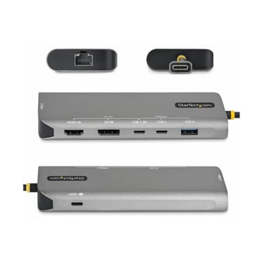 STARTECH.COM 7-in-1 USB4multiport Adapter treiberlose Dual 4K fur MacOS und Windows 140W Power Deliv