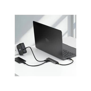 STARTECH.COM 4-Port USB-C Hub 10Gbps 100W Power Delivery 4x USB-C Ports Überstromschutz PCR-Aluminiu