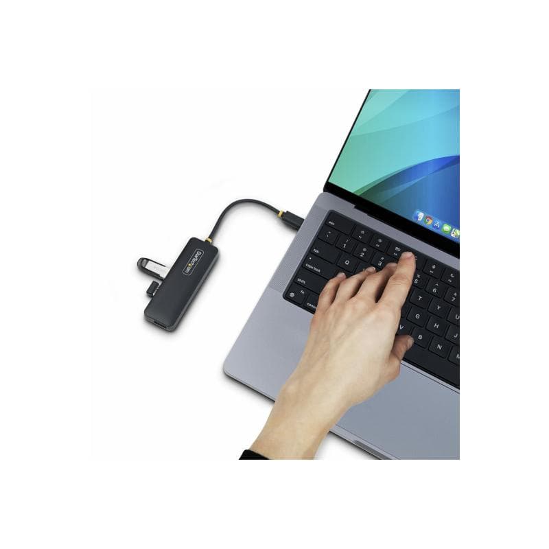 STARTECH.COM 4-Port USB-C Hub USB-C zu 4x USB-A Busbetrieben Mini Hub Multi-Port USB 3.0 Splitter De
