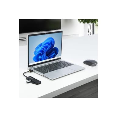 STARTECH.COM 4-Port USB-A Hub 5Gbps USB Busbetrieben Mini USB Hub Multi-Port USB Splitter Desktop US