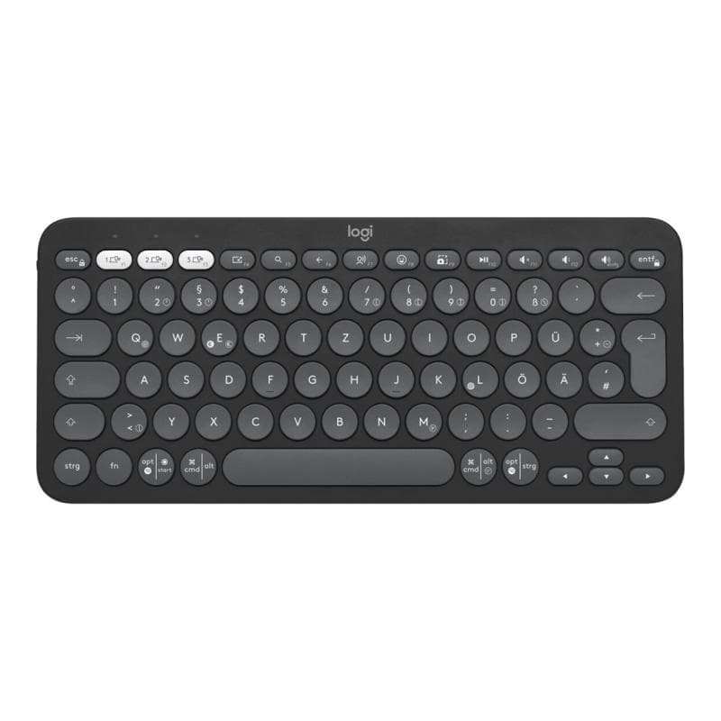 LOGITECH Pebble Keys 2 K380s - TONAL GRAPHITE - (CH) - BT - N/A - CENTRAL-419 - UNIVERSAL
