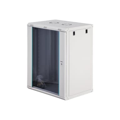 DIGITUS Dynamic 48,26cm 19Zoll 16U rack wall-mounted network cabinet 785x600x450mm glass door grey u