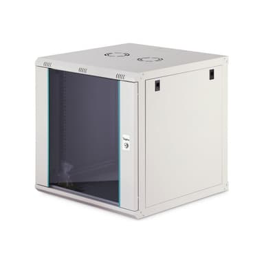 DIGITUS Dynamic 48,26cm 19Zoll 12U rack wall-mounted network cabinet 607x600x600mm glass door grey u