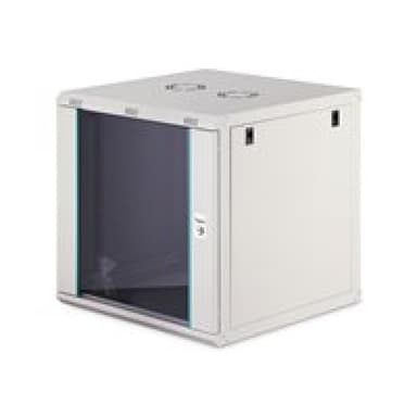 DIGITUS Dynamic 48,26cm 19Zoll 12U rack wall-mounted network cabinet 607x600x600mm glass door grey u