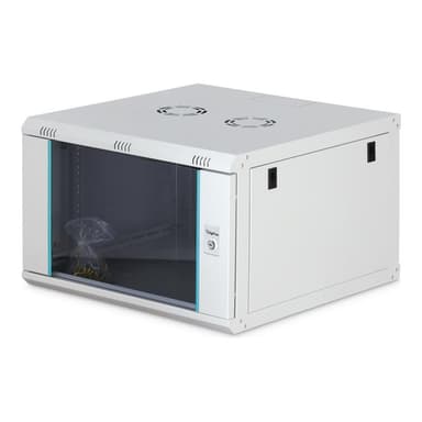 DIGITUS Dynamic 48,26cm 19Zoll 7U rack wall-mounted network cabinet 385x600x600mm glass door grey un