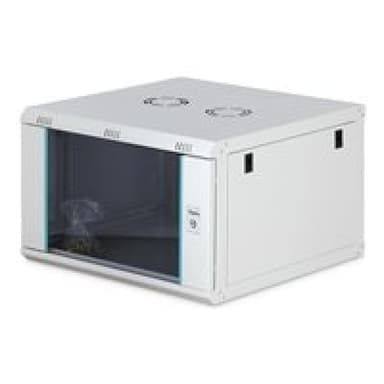 DIGITUS Dynamic 48,26cm 19Zoll 7U rack wall-mounted network cabinet 385x600x600mm glass door grey un
