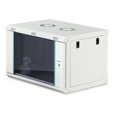 DIGITUS Dynamic 48,26cm 19Zoll 7U rack wall-mounted network cabinet 385x600x450mm glass door grey un
