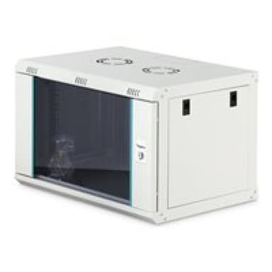 DIGITUS Dynamic 48,26cm 19Zoll 7U rack wall-mounted network cabinet 385x600x450mm glass door grey un