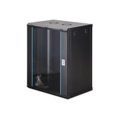 DIGITUS Dynamic 48,26cm 19Zoll 16U rack wall-mounted network cabinet 785x600x450mm glass door black