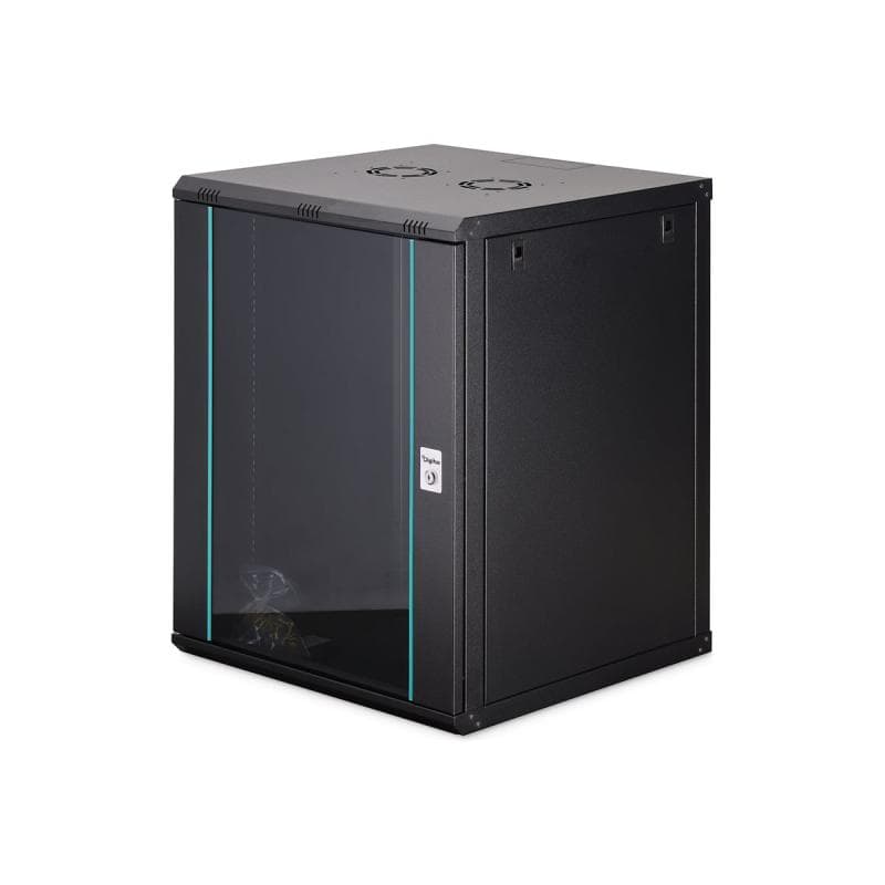 DIGITUS Dynamic 48,26cm 19Zoll 16U rack wall-mounted network cabinet 785x600x600mm glass door black