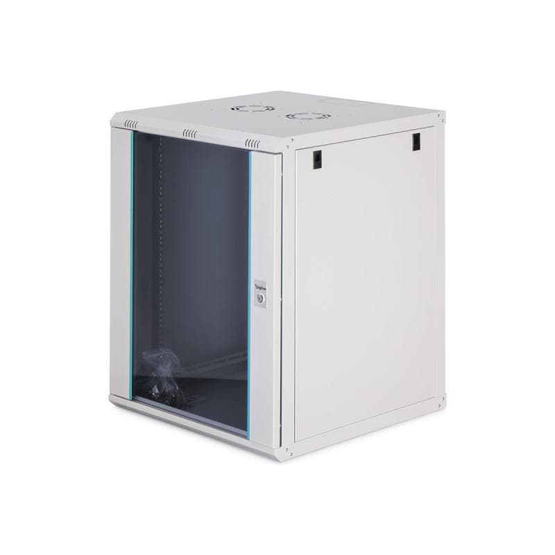 DIGITUS Dynamic 48,26cm 19Zoll 16U rack wall-mounted network cabinet 785x600x600mm glass door grey u