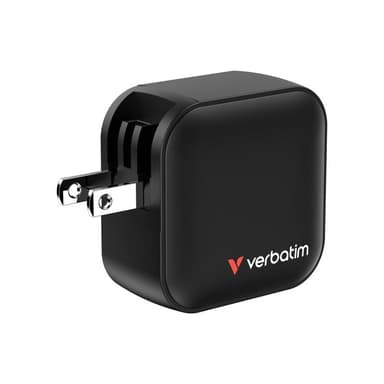 VERBATIM Mini GaN Netzladegerät 70W 3 Anschlüsse US/EU/UK ADP