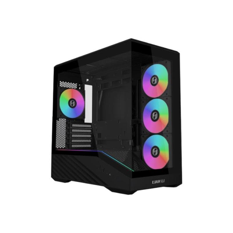 LIAN LI VECTOR V100 MINI PC-Gehäuse, Micro-ATX, Tempered Glass - schwarz
