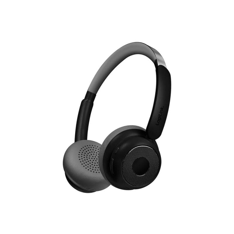 LOGILINK BT0072 Over Ear Kopfhörer Bluetooth® Schwarz