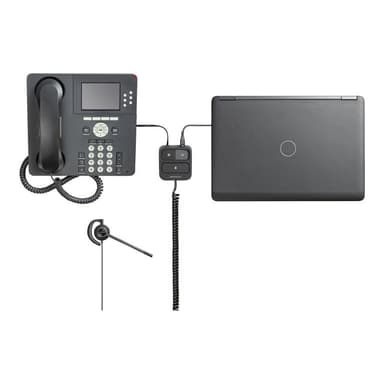 HP Poly EncorePro 530 On Ear Headset Schwarz