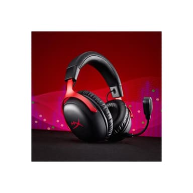 HP HyperX Cloud III S Wireless Gaming Headset schwarz-rot
