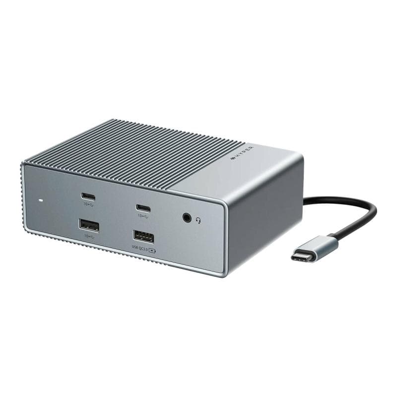 TARGUS HyperDrive GEN2 - Dockingstation - USB-C - 2 x HDMI, 2 x DP - 1GbE - Europa