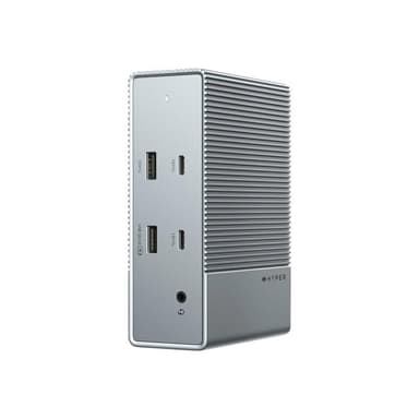 TARGUS HyperDrive GEN2 - Dockingstation - USB-C - 2 x HDMI, 2 x DP - 1GbE - Europa