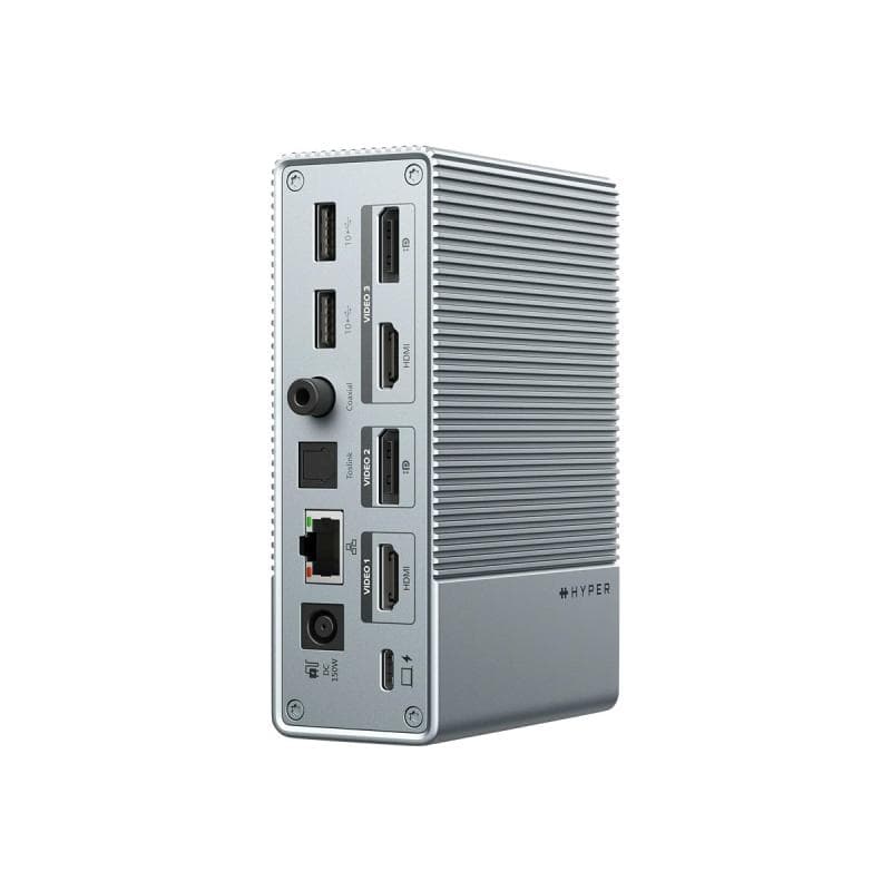 TARGUS HyperDrive GEN2 - Dockingstation - USB-C - 2 x HDMI, 2 x DP - 1GbE - Europa