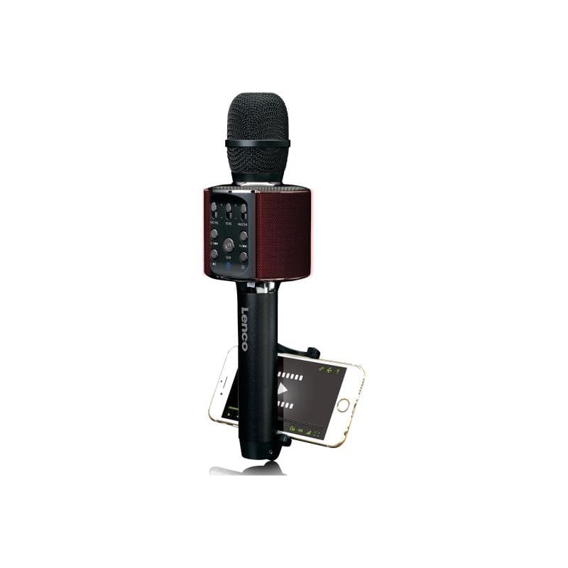 LENCO BMC-090 Karaoke-Mikrofon, schwarz