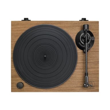 AUDIO-TECHNICA AT-LPW40WN (schwarz/holz, Integrierter Phono-Vorverstrker, Manuelle Be