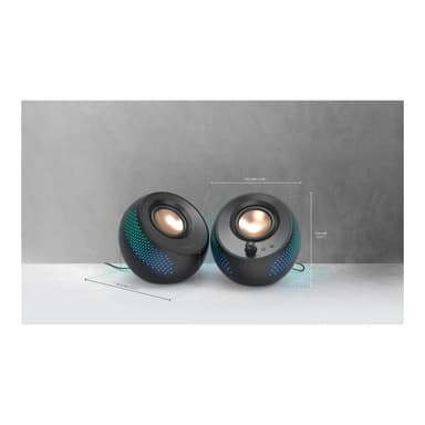 CREATIVE LABS Creative Computer Speaker Pebble X bluetooth black Schwarz (51MF1715AA000)