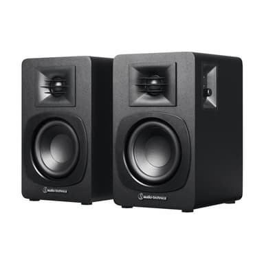 AUDIO-TECHNICA Aktive Regallautsprecher AT-SP3X (schwarz. Bluetooth 5.3)