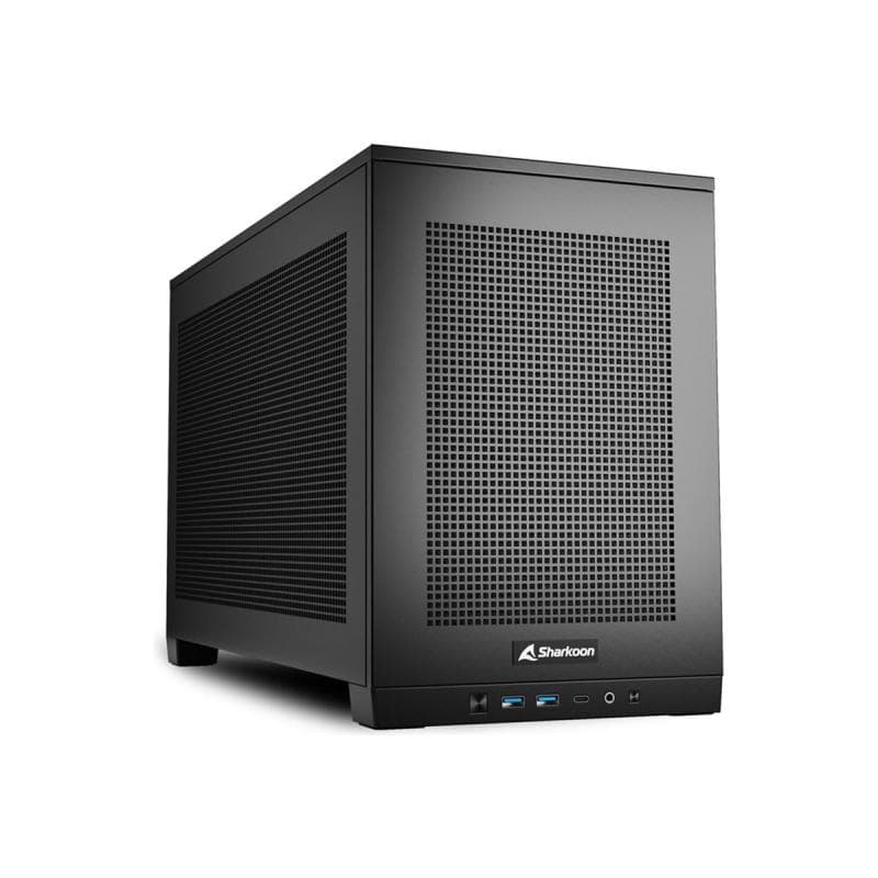 SHARKOON Rebel C20 ITX 1xMetall Black