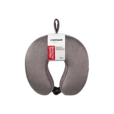 WENGER Memory Foam Travel Neck Pillow Grey