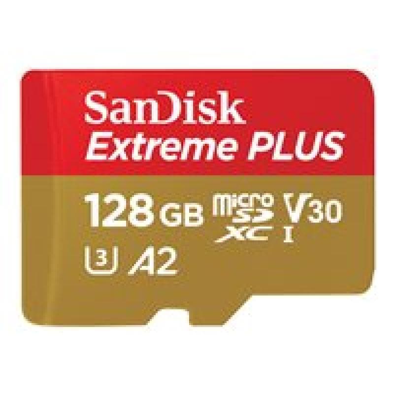 SANDISK CARD 128GB SanDisk Extreme PLUS microSDXC 200MB/s +Adapter