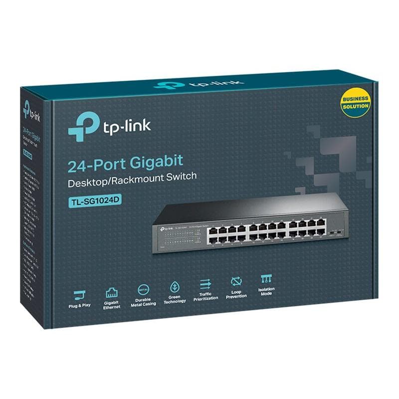 TP-LINK 24-Port Gigabit Switch Unmanaged 13″