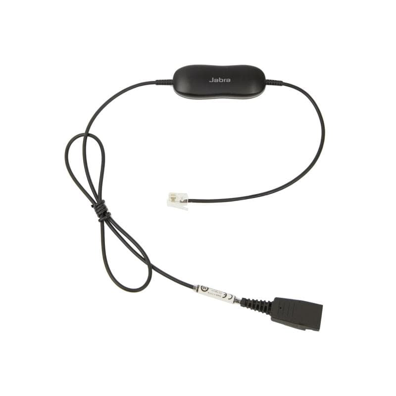 JABRA GN Anschlusskabel QD<>RJ9 Schaltereinstellung 1-8 fuer Avaya one-X Telefonsysteme