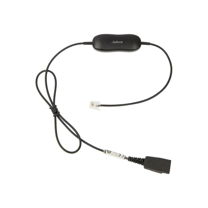 JABRA GN Anschlusskabel QD<>RJ9 Schaltereinstellung 1-8 fuer Avaya one-X Telefonsysteme