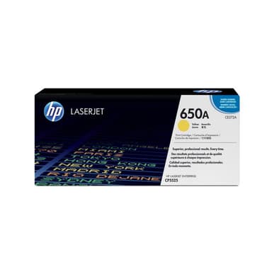 HP 650A Gelb LaserJet Tonerpatrone (CE272A)
