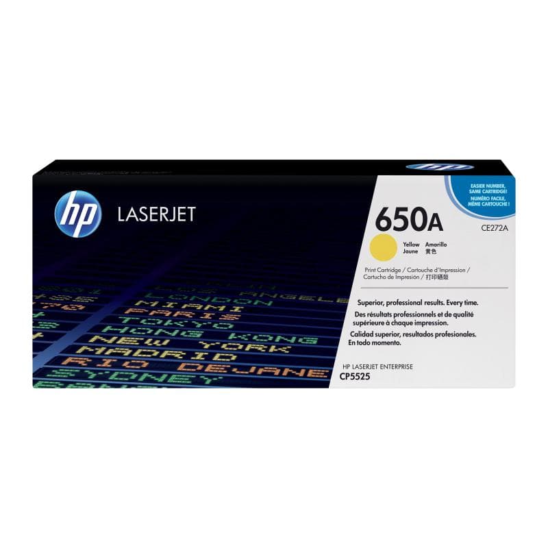 HP 650A Gelb LaserJet Tonerpatrone (CE272A)