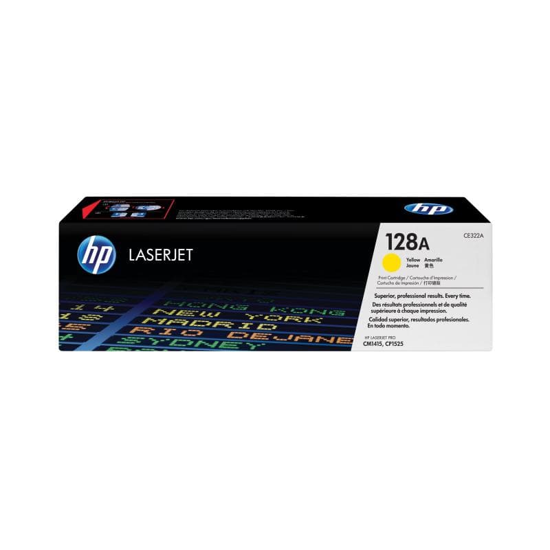 HP 128A Gelb LaserJet Tonerpatrone (CE322A)